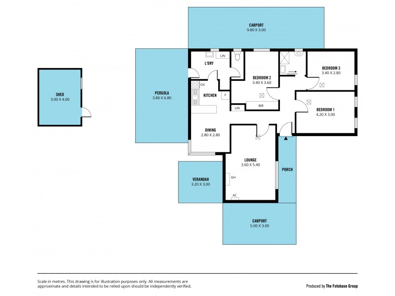 8 Heathcote Street, Marion SA 5043 Floorplan