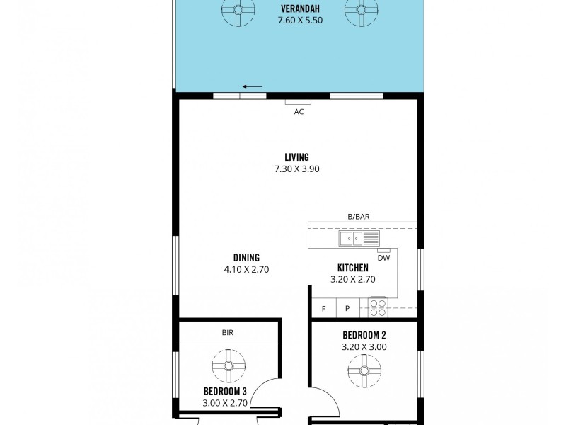 61 Elizabeth Crescent, Hallett Cove SA 5158 Floorplan