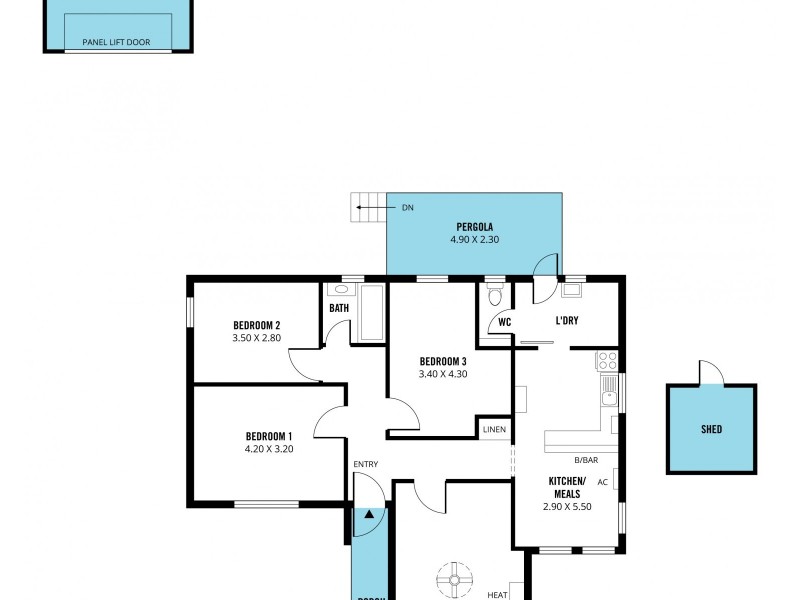 8 Lomond Avenue, Seacombe Heights SA 5047 Floorplan