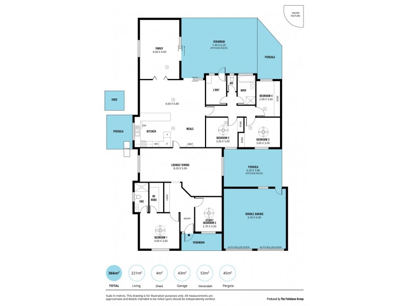 16 Furioso Drive, Woodcroft SA 5162 Floorplan