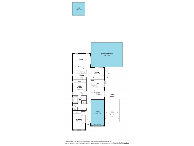 16 Antonio Street, Huntfield Heights SA 5163 Floorplan