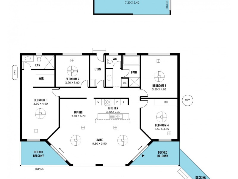 4 Rogana Crescent, Hallett Cove SA 5158 Floorplan