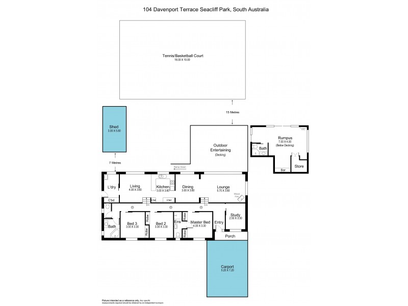 104 Davenport Terrace, Seacliff Park SA 5049 Floorplan