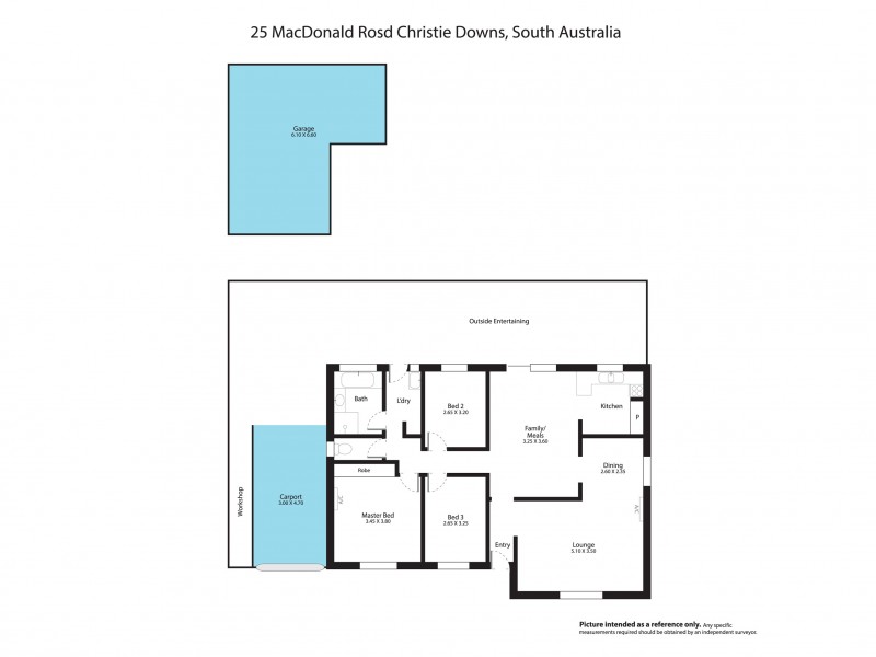25 Macdonald Road, Christie Downs SA 5164 Floorplan