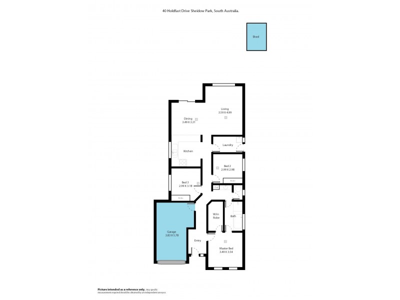 40 Holdfast Drive, Sheidow Park SA 5158 Floorplan