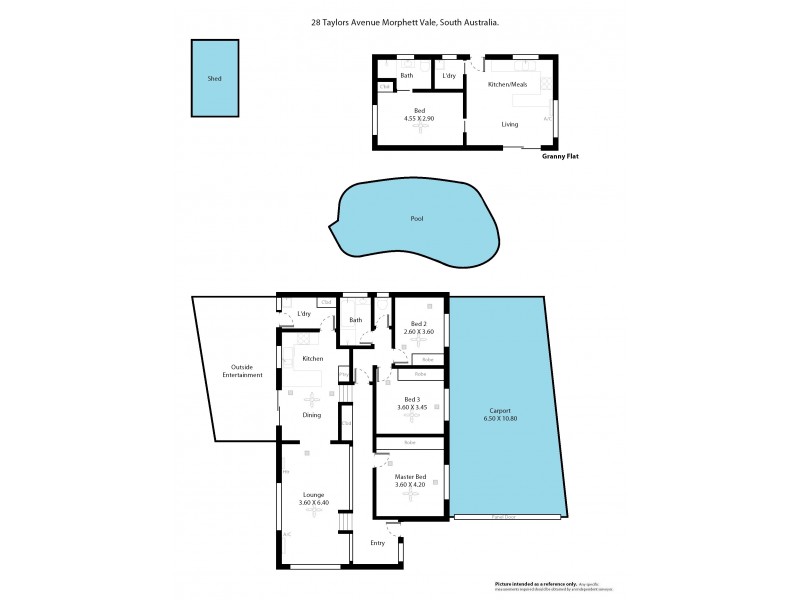 28 Taylors Avenue, Morphett Vale SA 5162 Floorplan