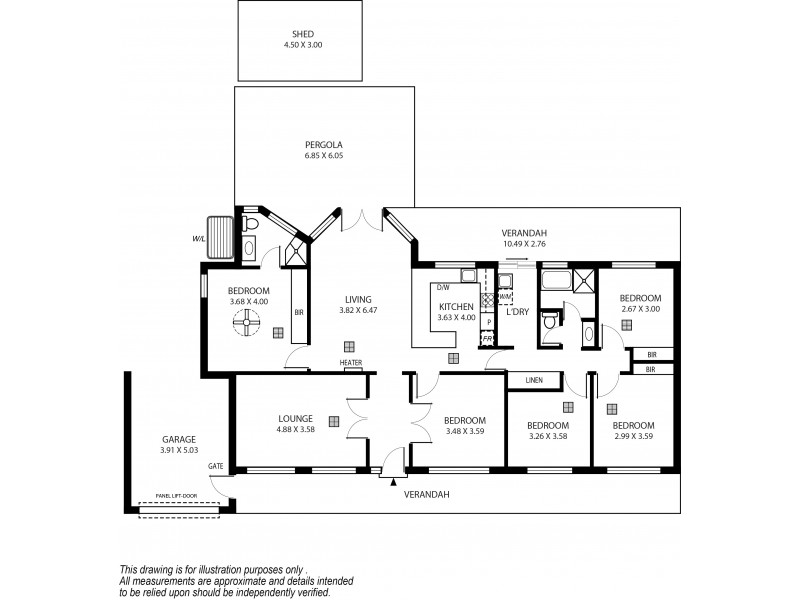 9 Woodcroft Drive, Morphett Vale SA 5162 Floorplan