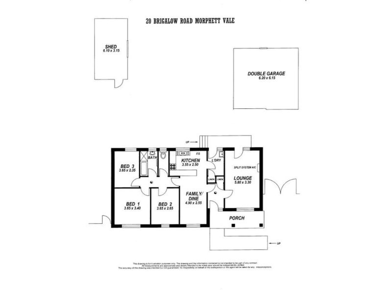 20 Brigalow Road, Morphett Vale SA 5162 Floorplan