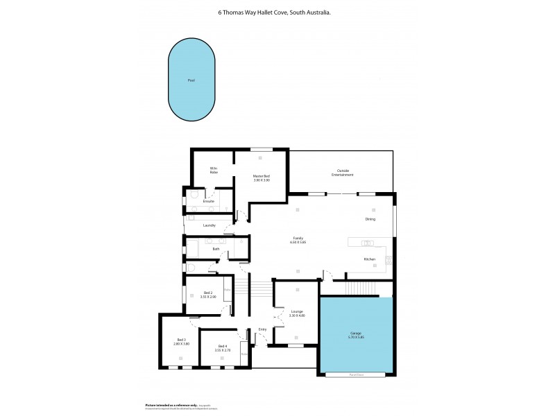 6 Thomas Way, Hallett Cove SA 5158 Floorplan