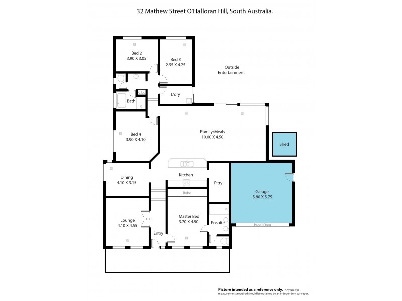 32 Matthew Street, O’halloran Hill SA 5158 Floorplan