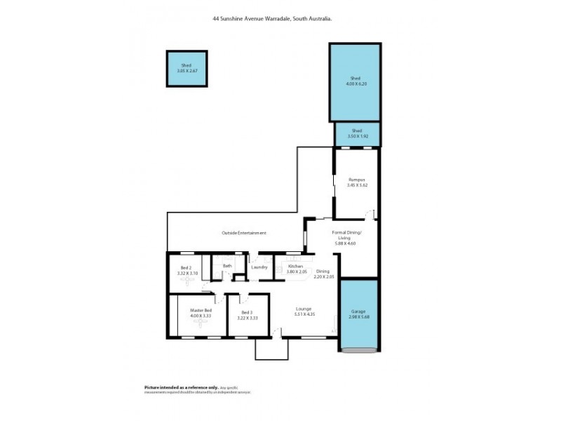 44 Sunshine Avenue, Warradale SA 5046 Floorplan
