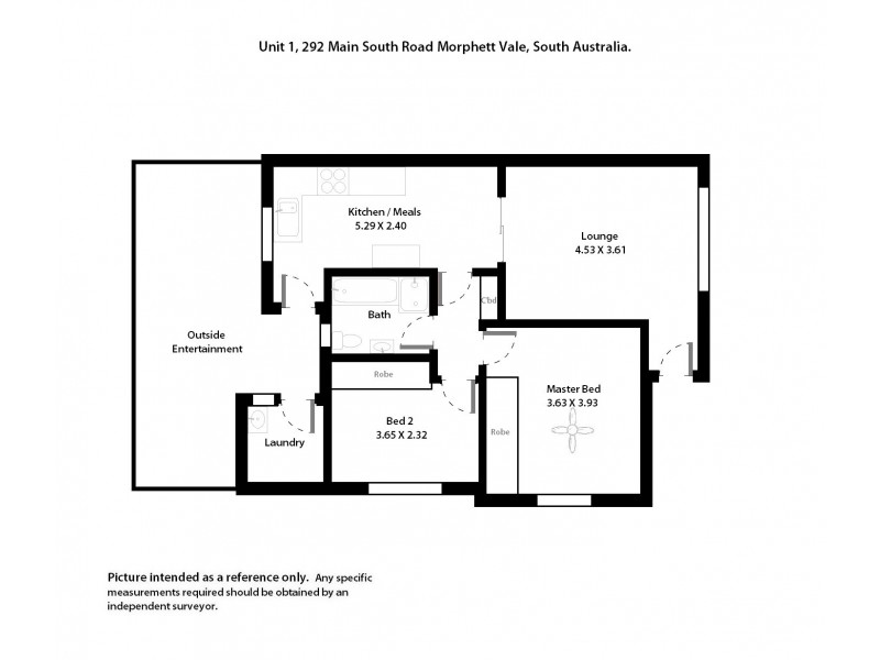 1-292 Main South Road, Morphett Vale SA 5162 Floorplan
