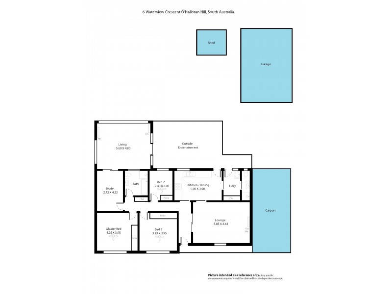 6 Waterview Crescent, O’halloran Hill SA 5158 Floorplan