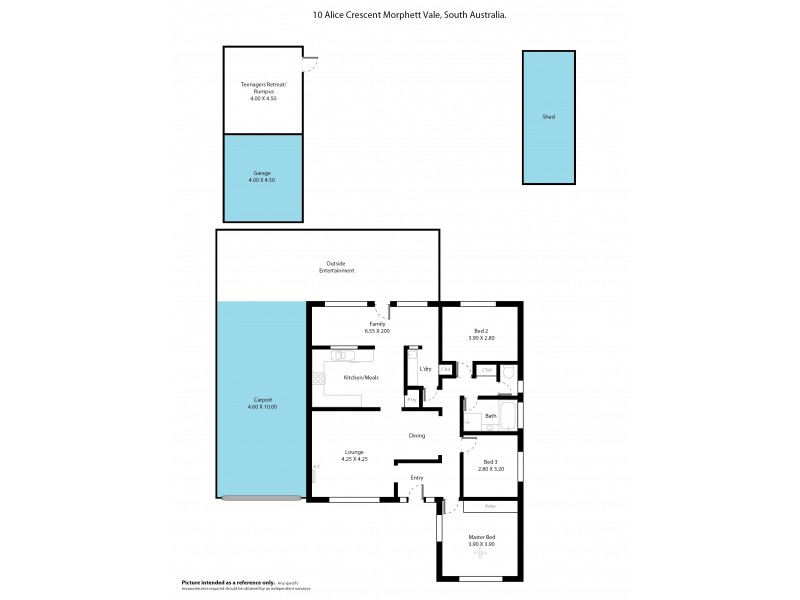 10 Alice Crescent, Morphett Vale SA 5162 Floorplan