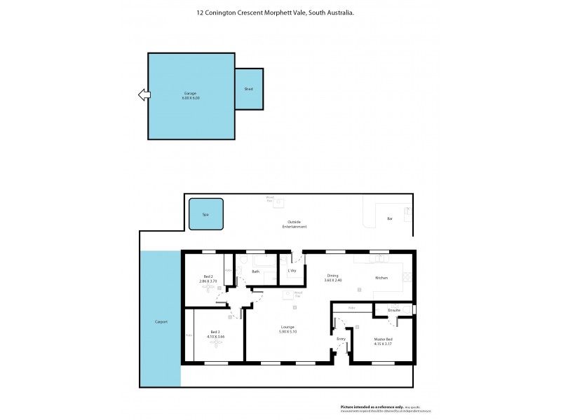 12 Conington Crescent, Morphett Vale SA 5162 Floorplan
