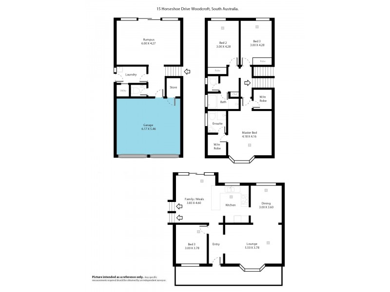 15 Horseshoe Drive, Woodcroft SA 5162 Floorplan