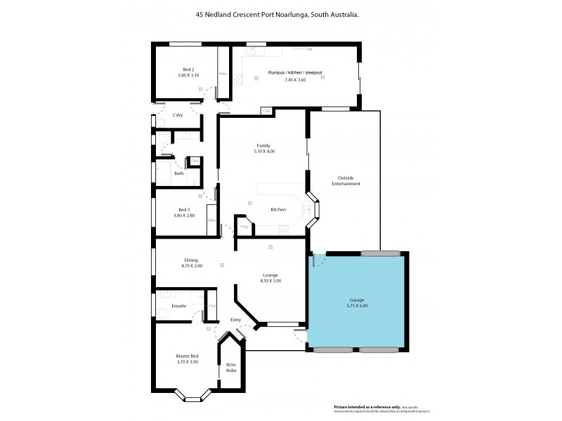 45 Nedland Crescent, Port Noarlunga South SA 5167 Floorplan