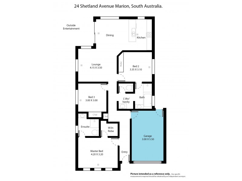 24 Shetland Avenue, Marion SA 5043 Floorplan