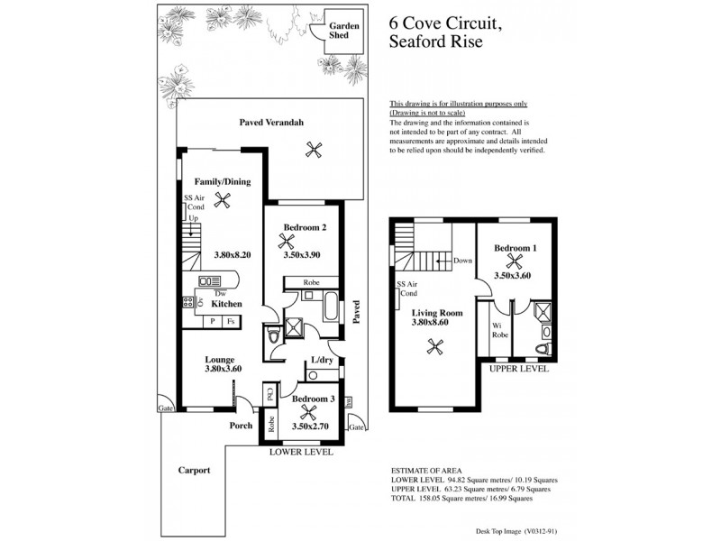 6 Cove Cct, Seaford Rise SA 5169 Floorplan