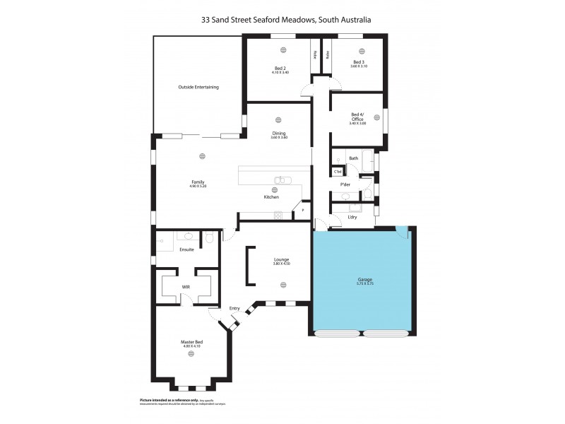 33 Sand Street, Seaford Meadows SA 5169 Floorplan
