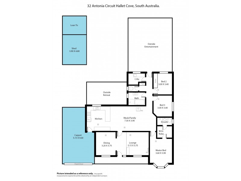 32 Antonia Circuit, Hallett Cove SA 5158 Floorplan