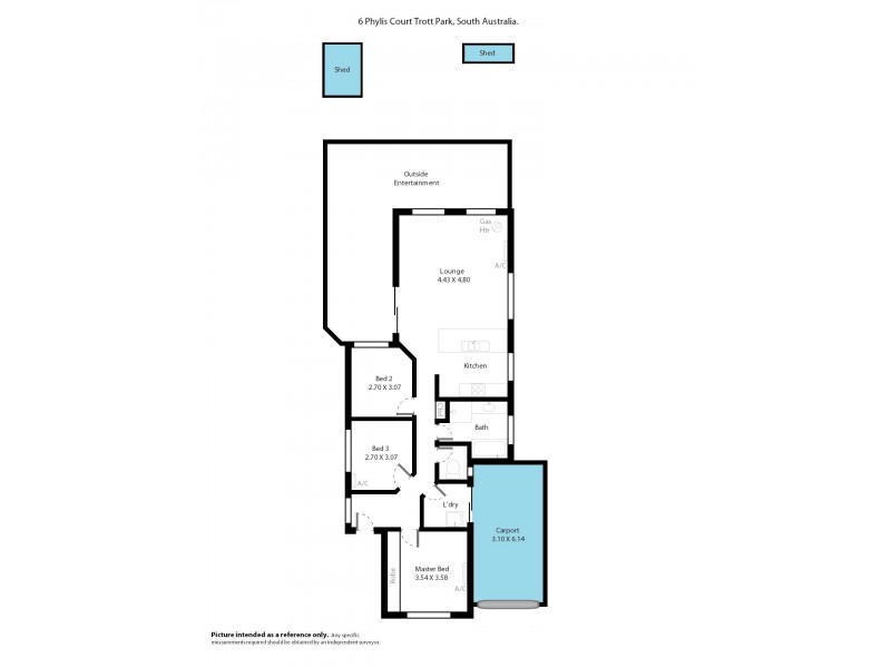 6 Phyllis Court, Trott Park SA 5158 Floorplan
