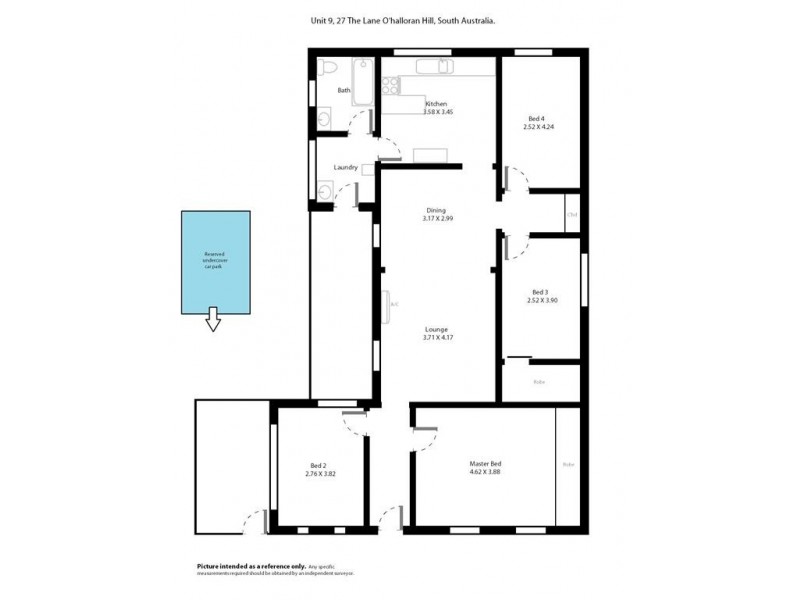 9-27 The Lane, O’halloran Hill SA 5158 Floorplan