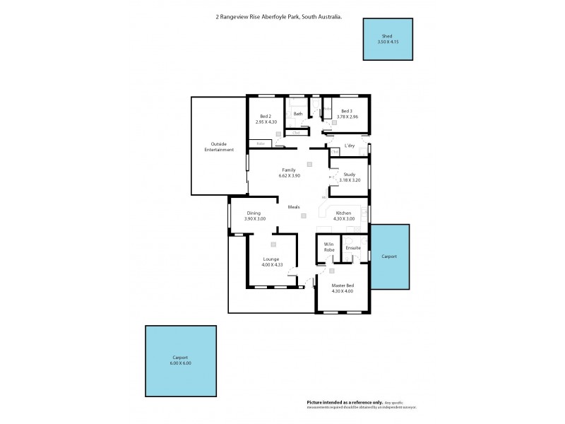 2 Rangeview Rise, Aberfoyle Park SA 5159 Floorplan