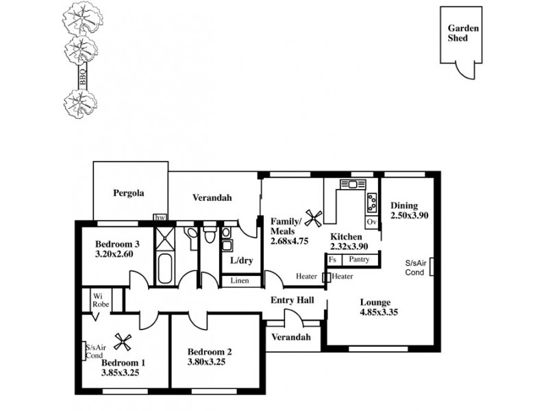 3 Underbank Grove, Hackham West SA 5163 Floorplan