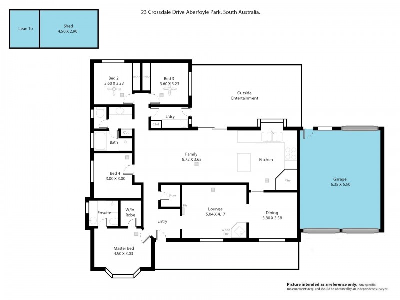 23 Crossdale Drive, Aberfoyle Park SA 5159 Floorplan