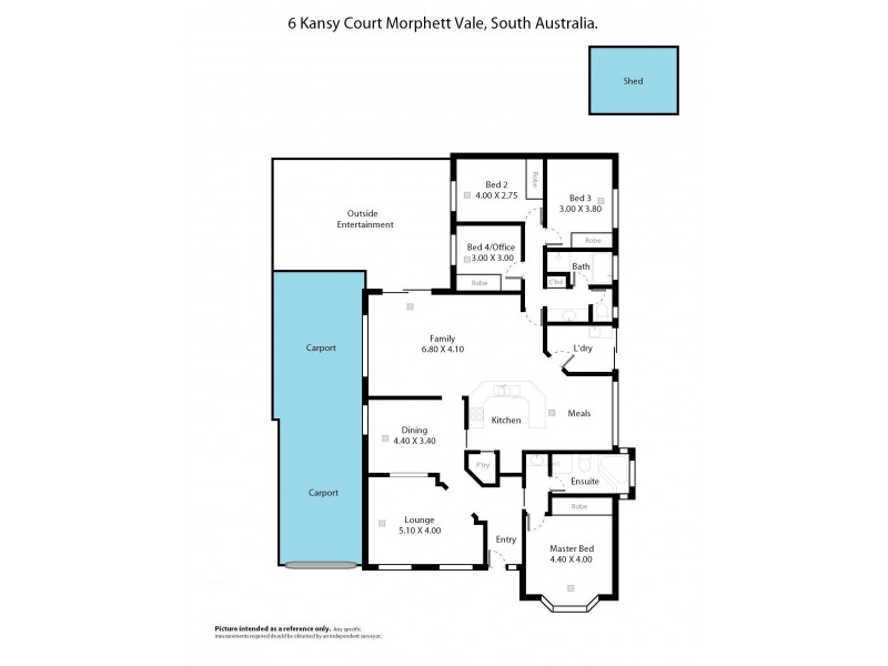 6 Kansy Court, Morphett Vale SA 5162 Floorplan
