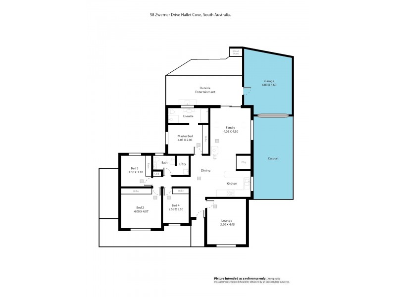 58 Zwerner Drive, Hallett Cove SA 5158 Floorplan