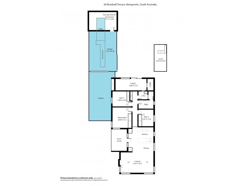 66 Beadnall Terrace, Glengowrie SA 5044 Floorplan