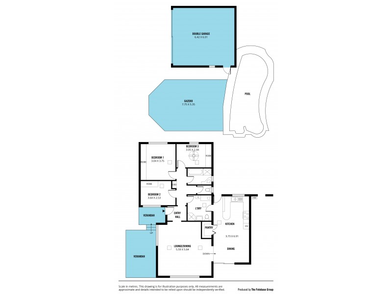14 Alban Street, Christie Downs SA 5164 Floorplan