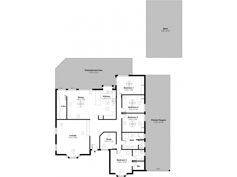 19 Horseshoe Drive, Woodcroft SA 5162 Floorplan