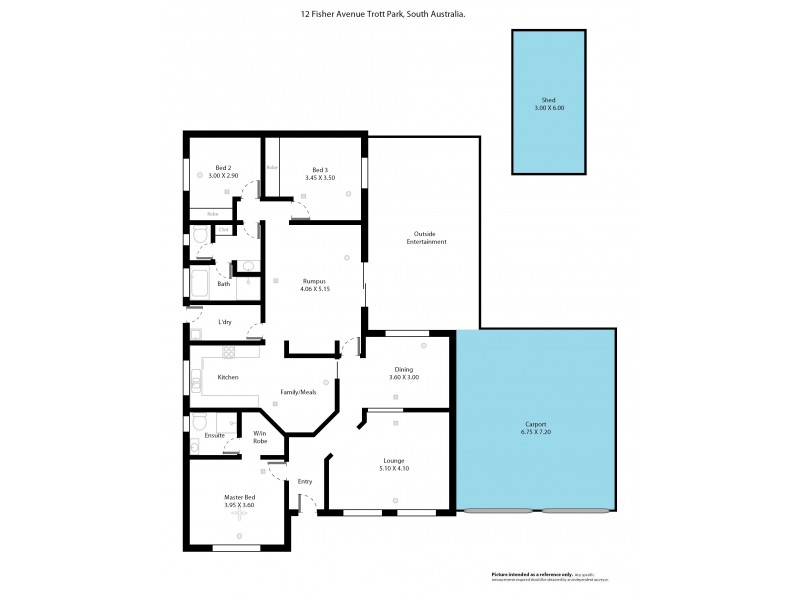 12 Fisher Avenue, Trott Park SA 5158 Floorplan