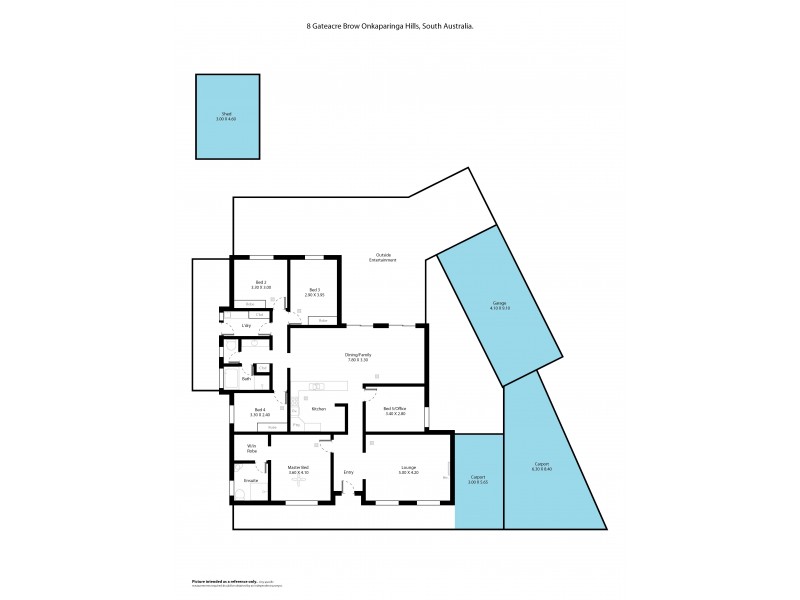 8 Gateacre Brow, Onkaparinga Hills SA 5163 Floorplan