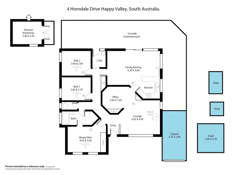 4 Horndale Drive, Happy Valley SA 5159 Floorplan