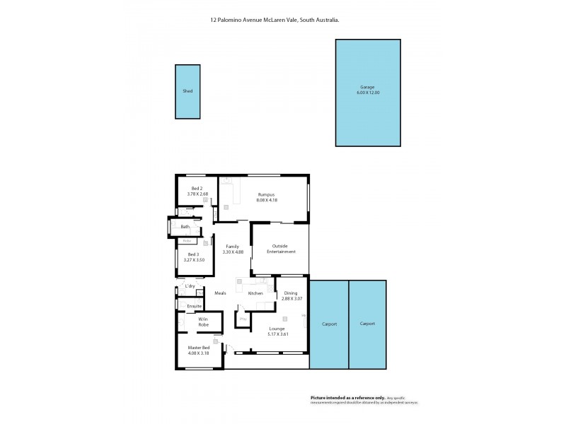 12 Palomino Avenue, Mclaren Vale SA 5171 Floorplan