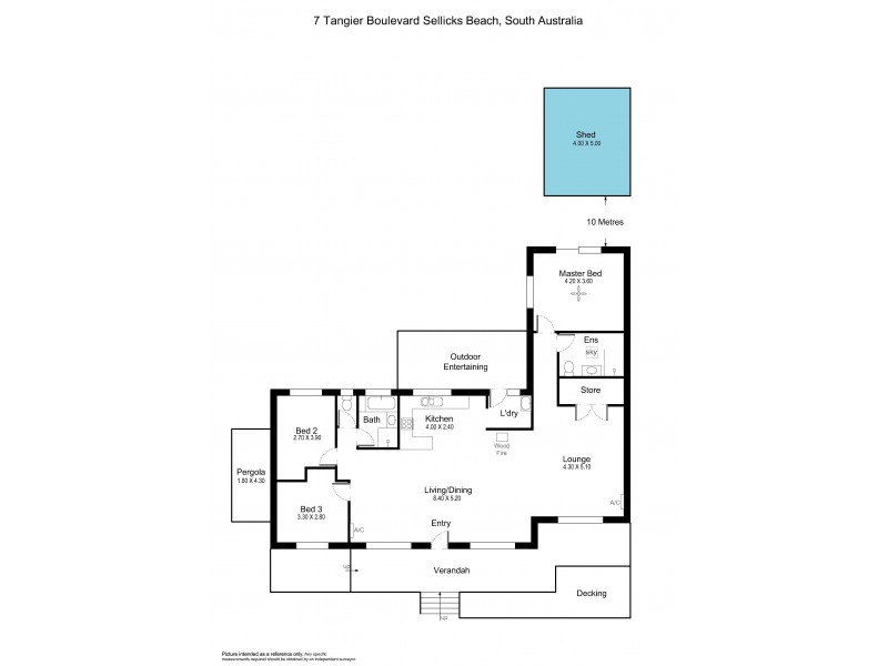 7 Tangier Boulevard, Sellicks Beach SA 5174 Floorplan