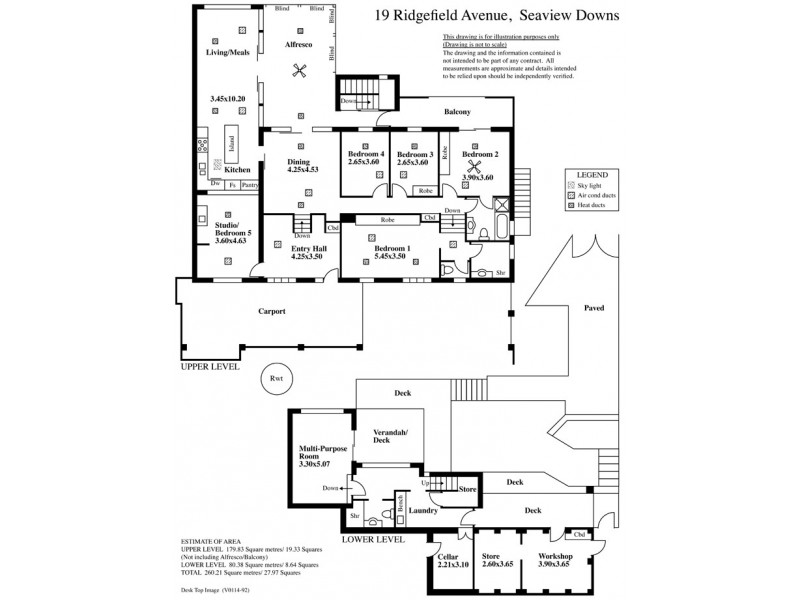 19 Ridgefield Avenue, Seaview Downs SA 5049 Floorplan