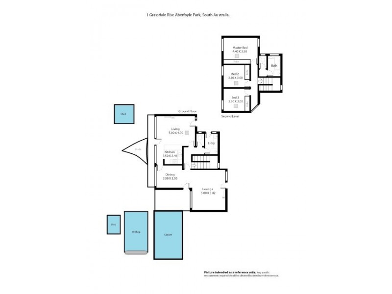 1 Grassdale Rise, Aberfoyle Park SA 5159 Floorplan