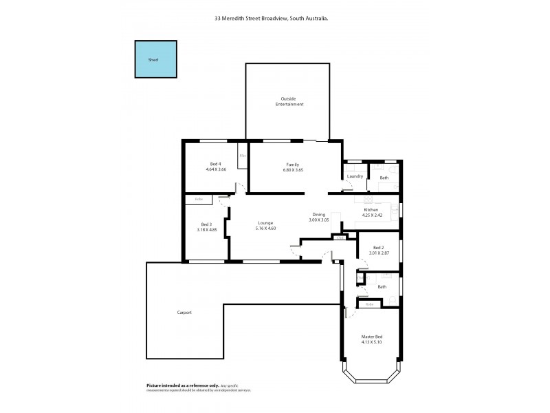 33 Meredith Street, Broadview SA 5083 Floorplan