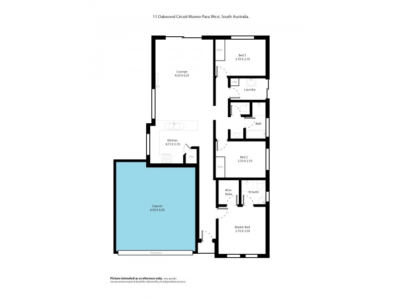 11 Oakwood Cct, Munno Para West SA 5115 Floorplan