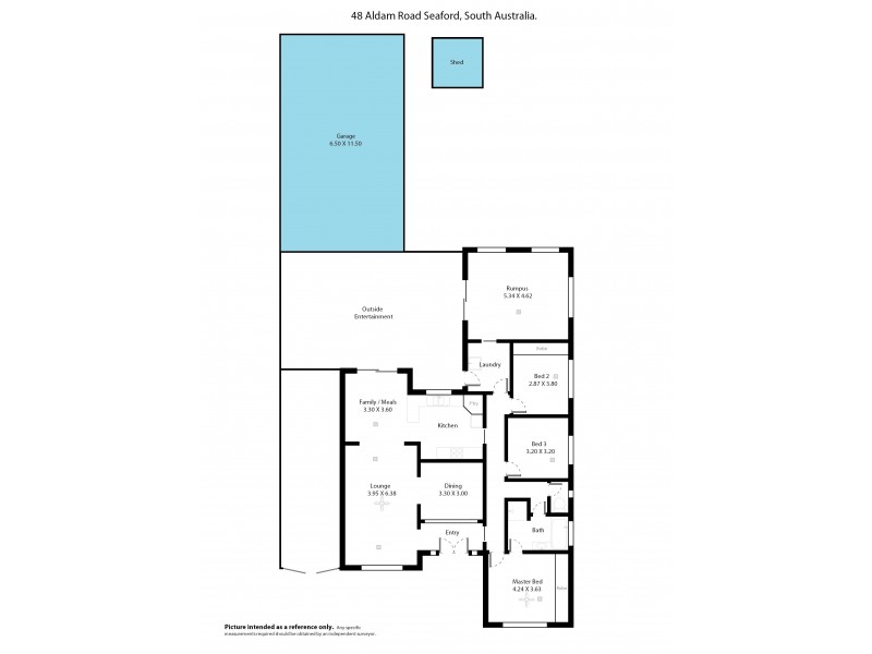 48 Aldam Road, Seaford SA 5169 Floorplan