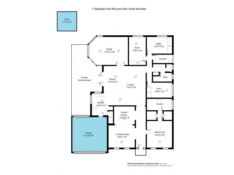 11 Bushing Court, Mclaren Vale SA 5171 Floorplan