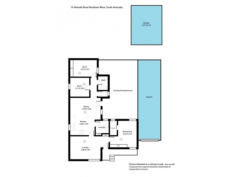 16 Helsinki Road, Hackham West SA 5163 Floorplan