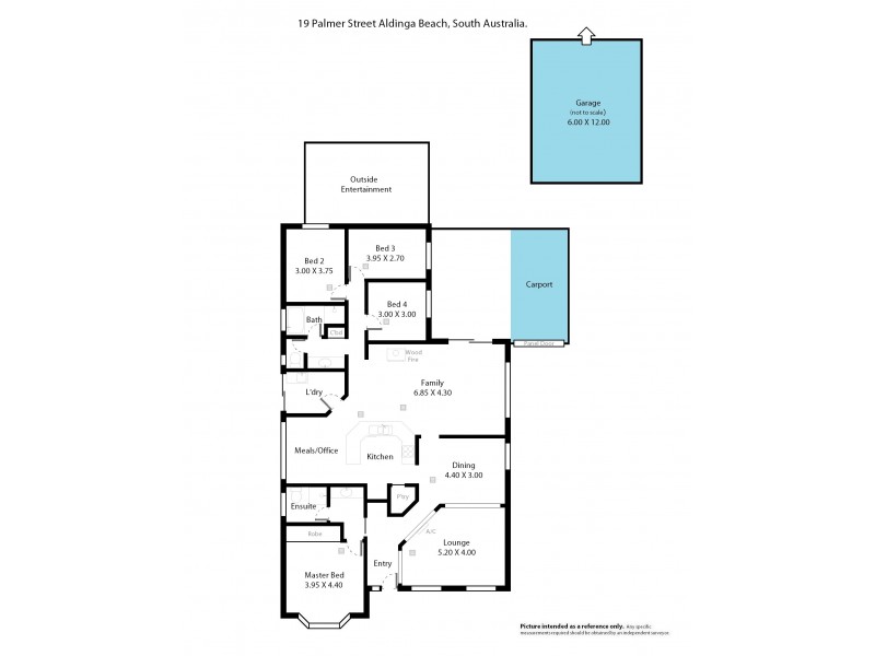 19 Palmer Street, Aldinga Beach SA 5173 Floorplan