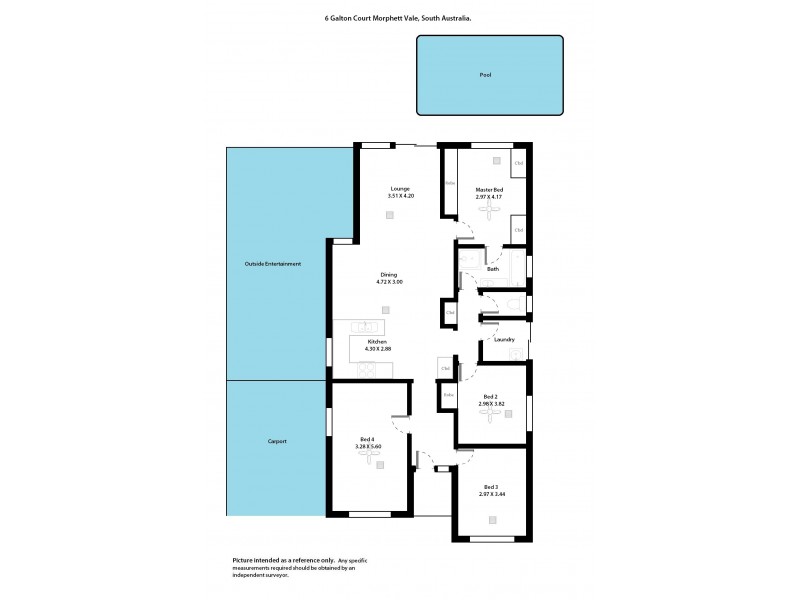6 Galton Court, Morphett Vale SA 5162 Floorplan