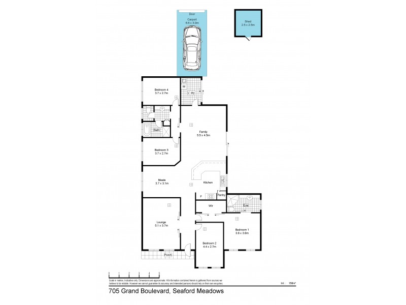 705 Grand Boulevard, Seaford Meadows SA 5169 Floorplan